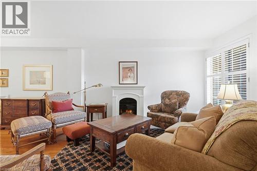 64 Redfern Avenue, Hamilton, ON - Indoor Photo Showing Living Room With Fireplace