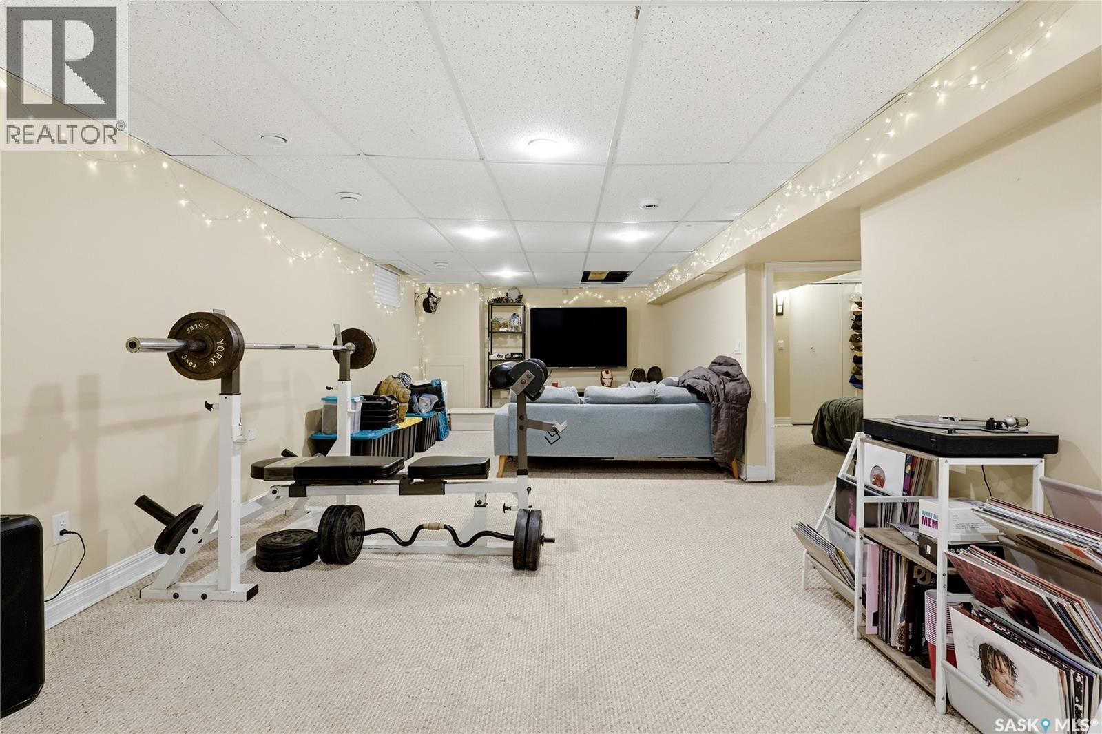 76 Angus Crescent, Regina, SK - Indoor Photo Showing Gym Room
