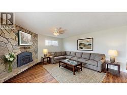 AI rendering - premium gas fireplace with remote -