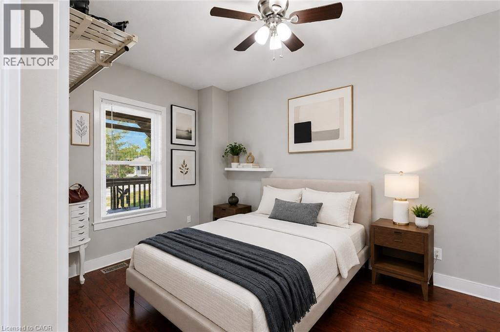 Main Floor Bedroom Virtually staged - 69 Nash Road S, Hamilton, ON