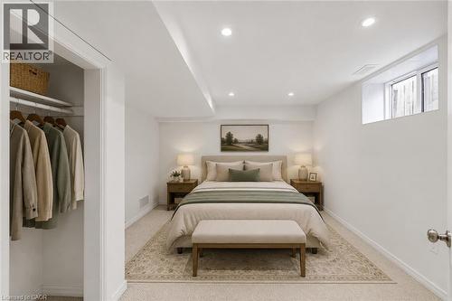 Basement Bedroom VIRTUALLY STAGED - 69 Nash Road S, Hamilton, ON 