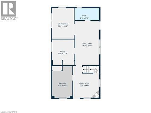 Floor plan - Main Floor - 69 Nash Road S, Hamilton, ON 
