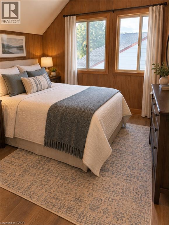 This is a staged photo of what the bedroom could look like. - 348 Weir Street N, Hamilton, ON