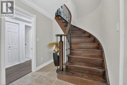 Staircase leading to the Basement - 12 Beasley Crescent, Cambridge, ON 
