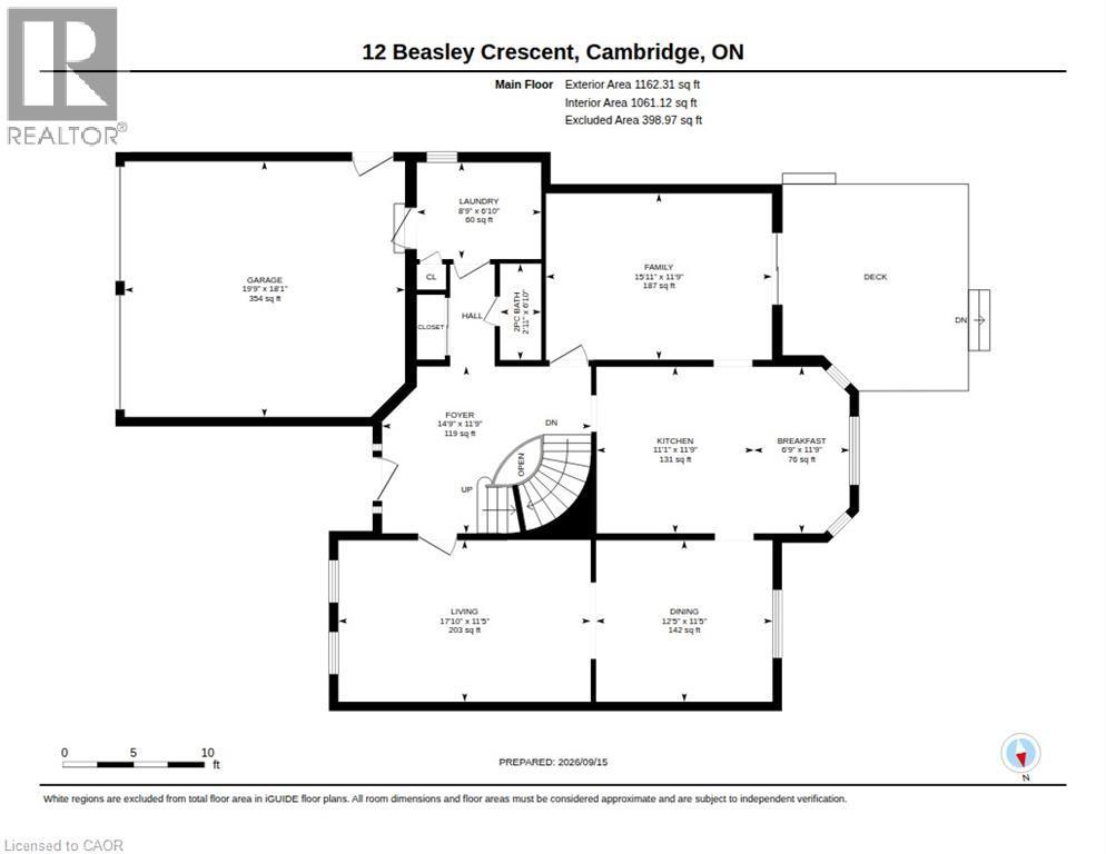 Main Floor - 12 Beasley Crescent, Cambridge, ON