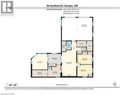 Lower level/Basement Floor plan -
