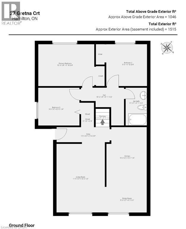 Floor plan - 27 Gretna Court, Hamilton, ON