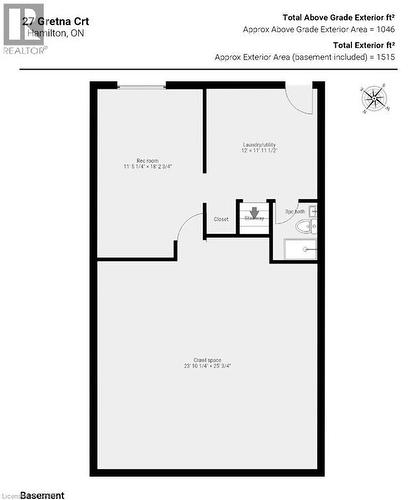 Floor plan - 27 Gretna Court, Hamilton, ON 