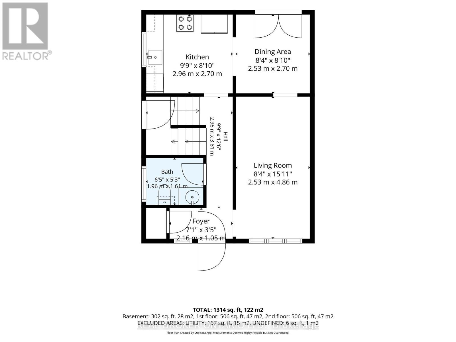 Floor Plan - 805 Tate Avenue, Hamilton, ON