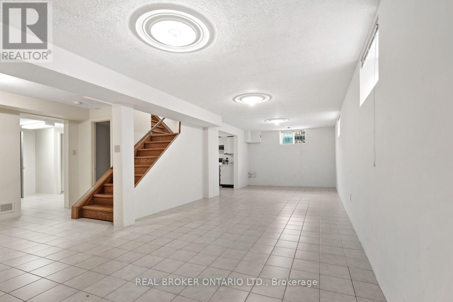 The Basement Recreation Room is HUGE! - 86 Monte Drive, Hamilton, ON