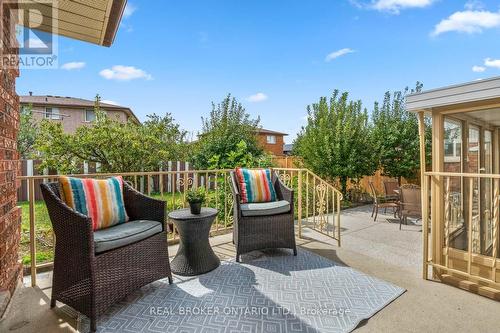 Deck immediately off the Family Room - 86 Monte Drive, Hamilton, ON 