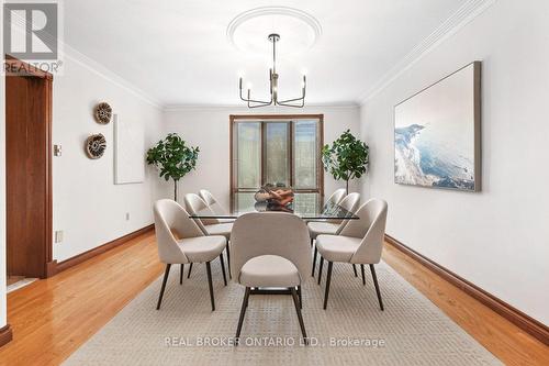 Dining Room overlooks the backyard - 86 Monte Drive, Hamilton, ON 