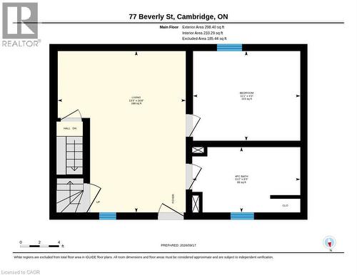 Floor plan - 77 Beverly Street, Cambridge, ON 