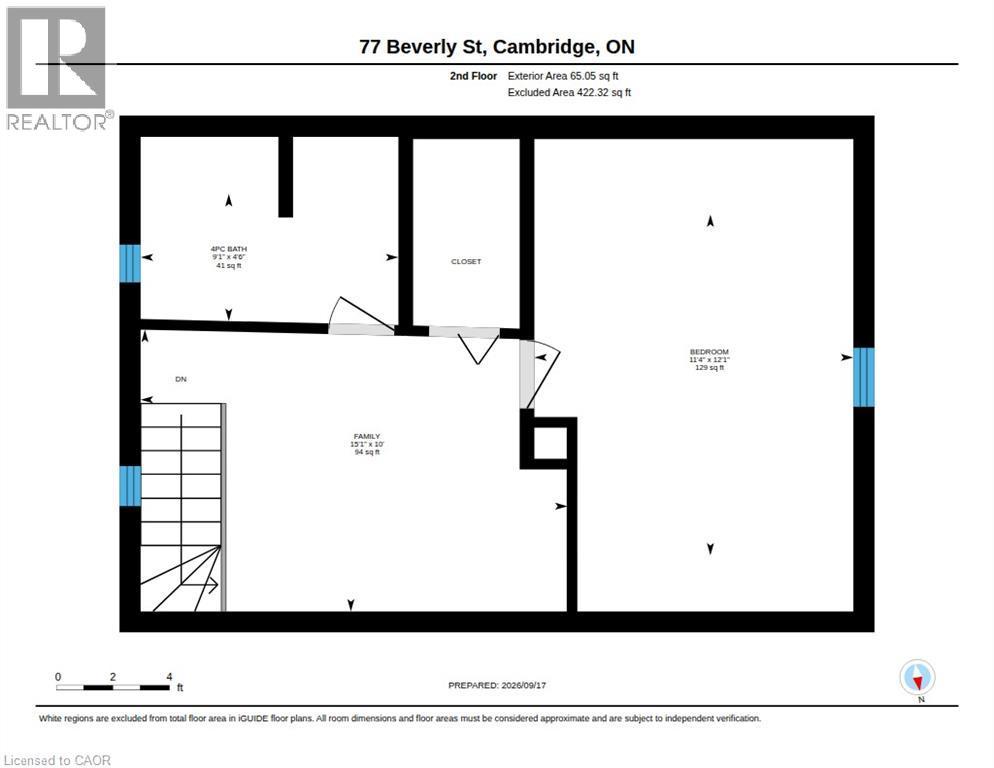 Floor plan - 77 Beverly Street, Cambridge, ON