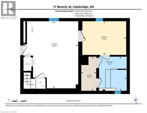 Floor plan - 77 Beverly Street, Cambridge, ON 