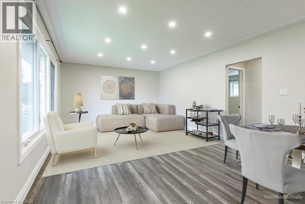 Staged living room - 173 West 32Nd Street, Hamilton, ON