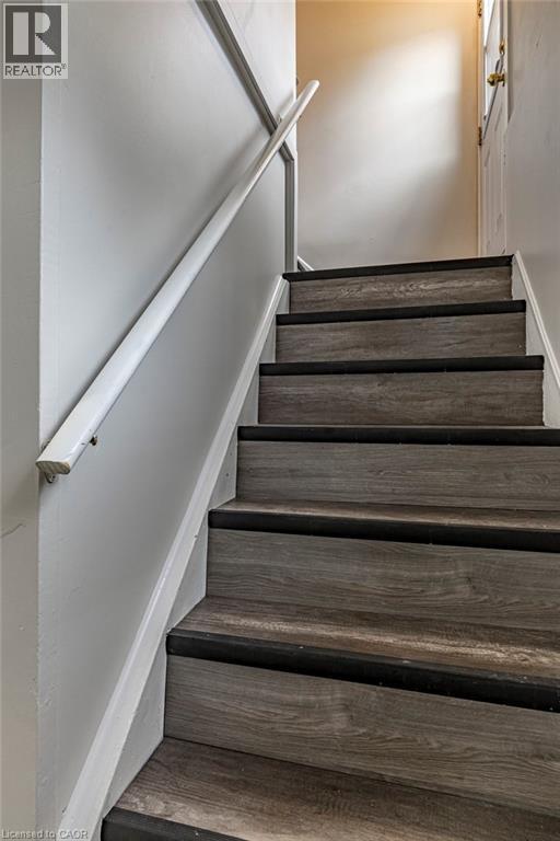 stairs to lover level - 173 West 32Nd Street, Hamilton, ON
