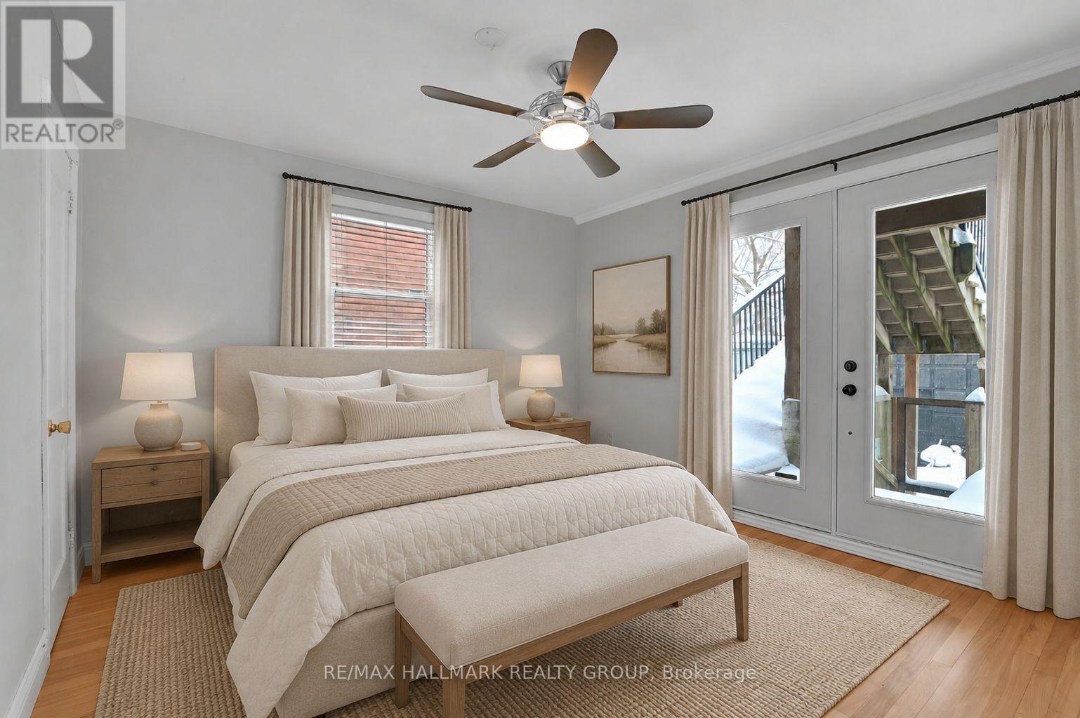 Apt 2 Main Level - Primary Bedroom (VS ) - 55 Ivy Crescent, Ottawa, ON