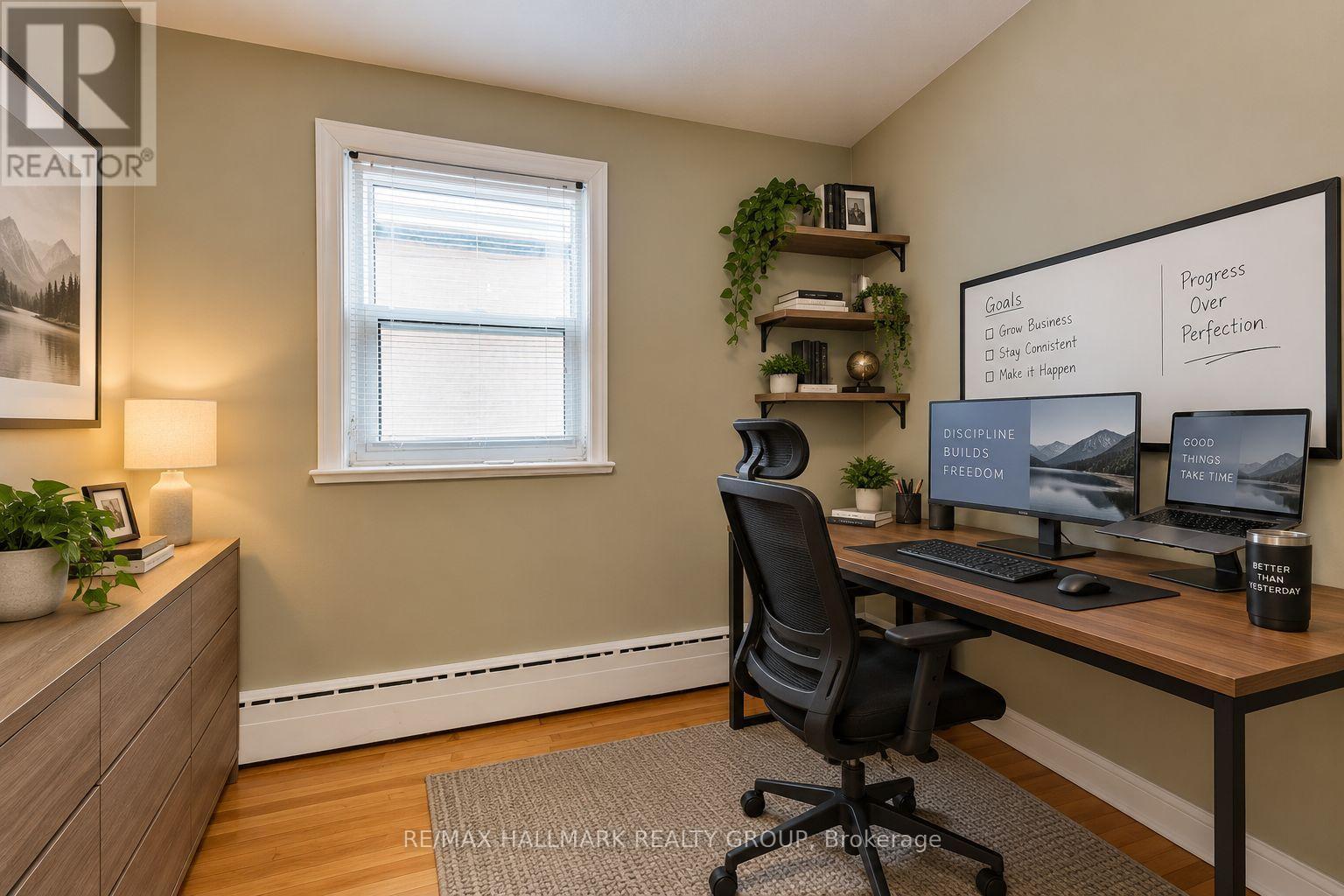 Apt 3 - 2nd Level - Bedroom ll (Virtually Staged) - 55 Ivy Crescent, Ottawa, ON