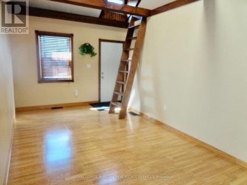 Ladder leading to loft storage - 57 Harrison Avenue, Hamilton, ON 