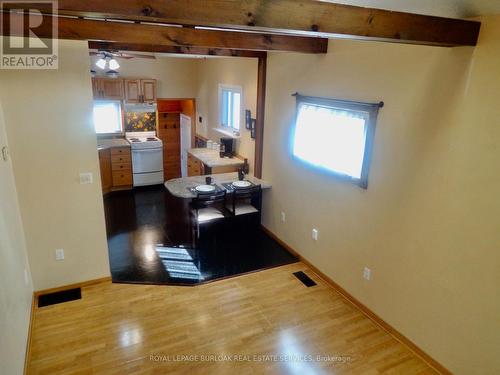 Overview Kitchen breakfast area, sunny and bright - 57 Harrison Avenue, Hamilton, ON 