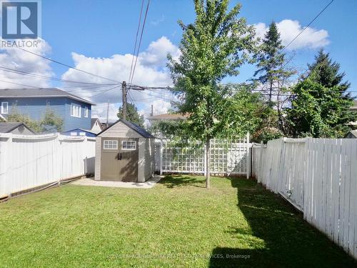 Fully fenced private yard - 57 Harrison Avenue, Hamilton, ON 