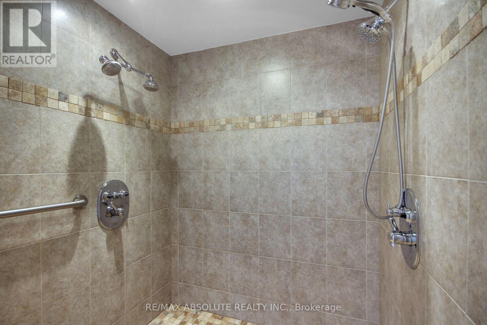 Accessible Shower w Grab Bars - 38 Forestglade Crescent, Ottawa, ON