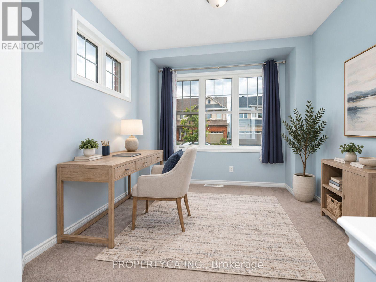 Home office, virtually staged - 125 Sweetvalley Drive, Ottawa, ON