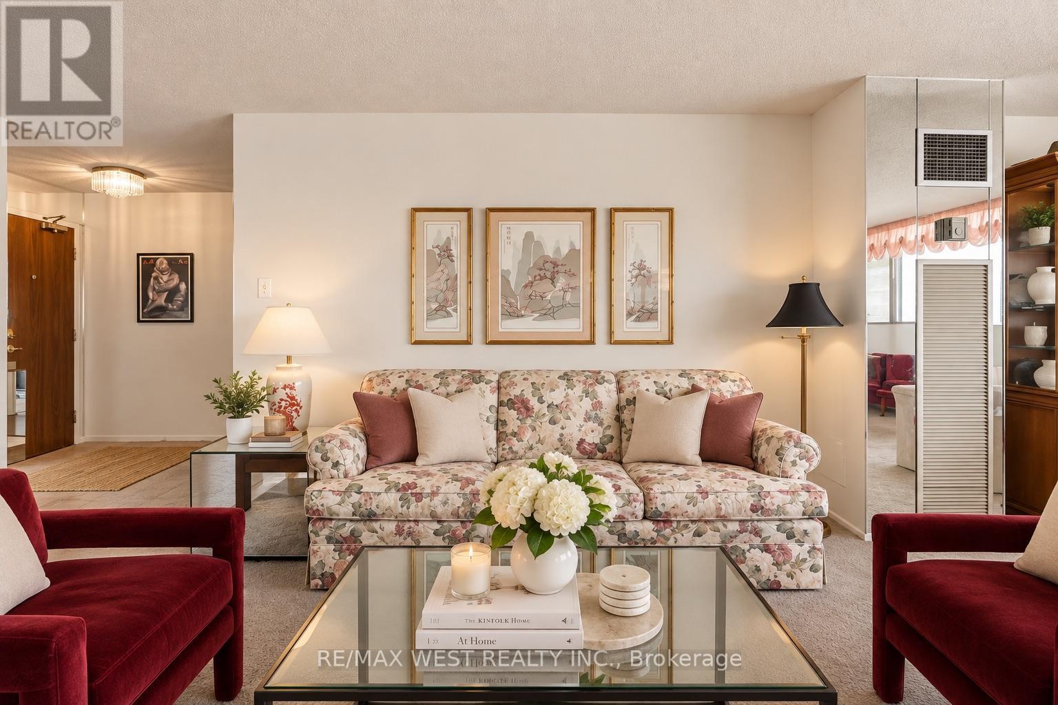 LIVING ROOM - 2702 - 80 Antibes Drive, Toronto, ON