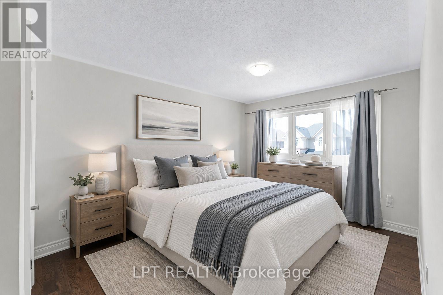 Virtually Staged Third Bedroom - 33 Mondial Crescent, East Gwillimbury, ON