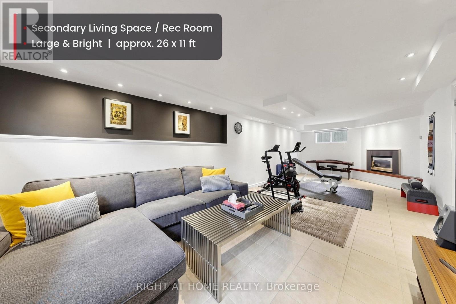 Large Rec Room / Living Room (basement) - 159 Meaford Drive, Waterloo, ON