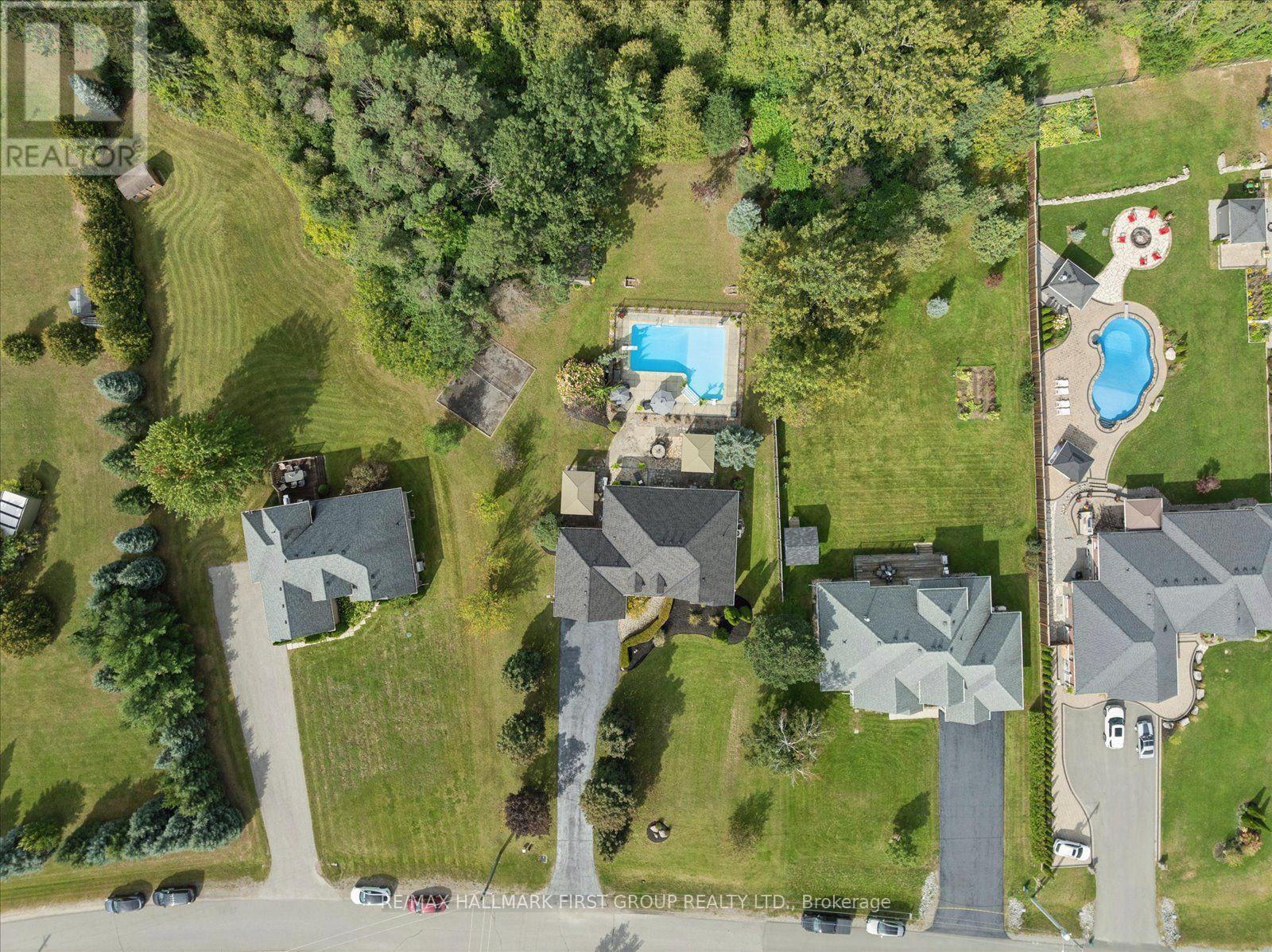 Aerial Property Views - 33 Deerfield Drive, Hamilton Township, ON