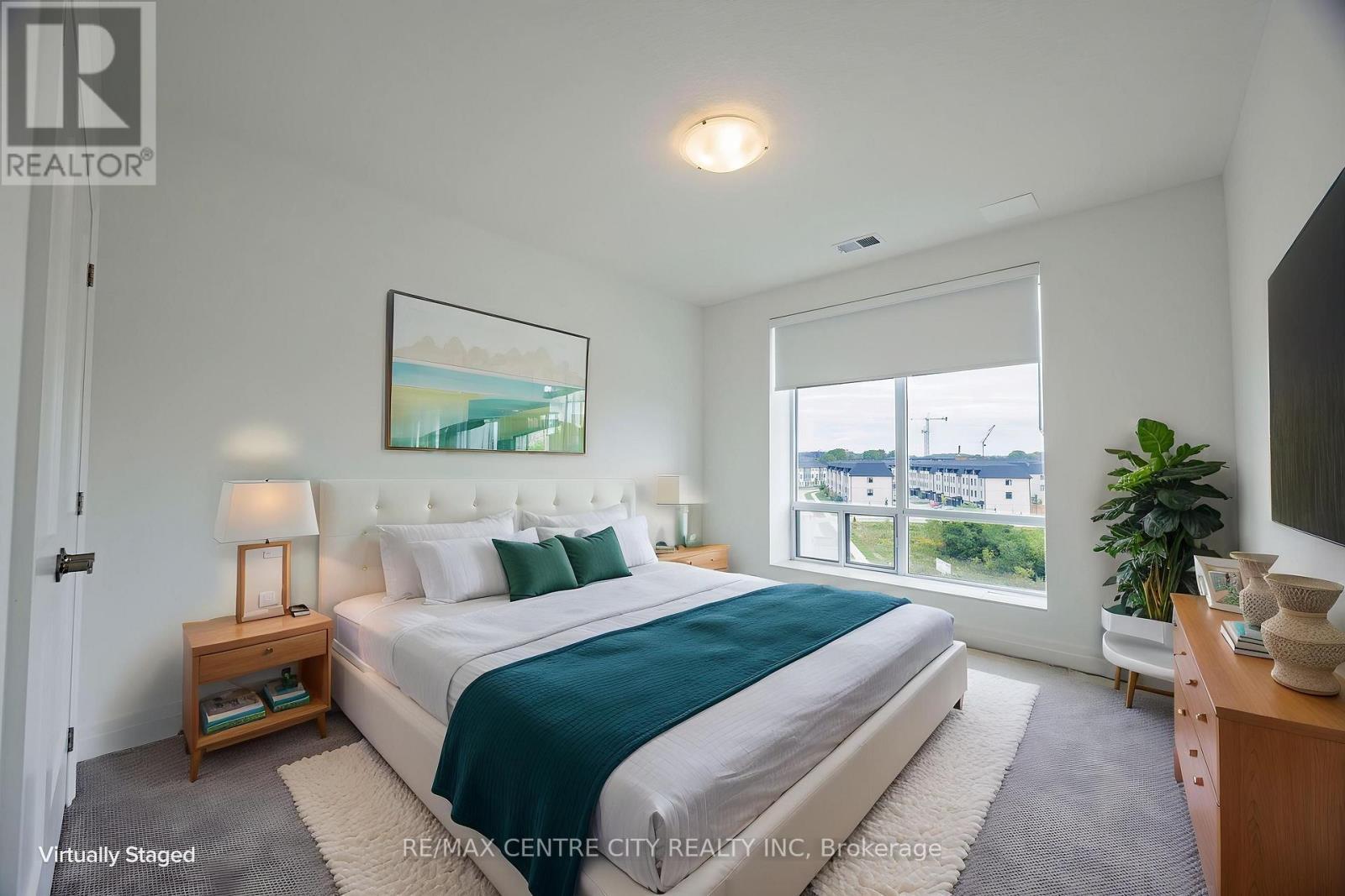 Virtually staged second bedroom - 414 - 480 Callaway Road, London North (North R), ON