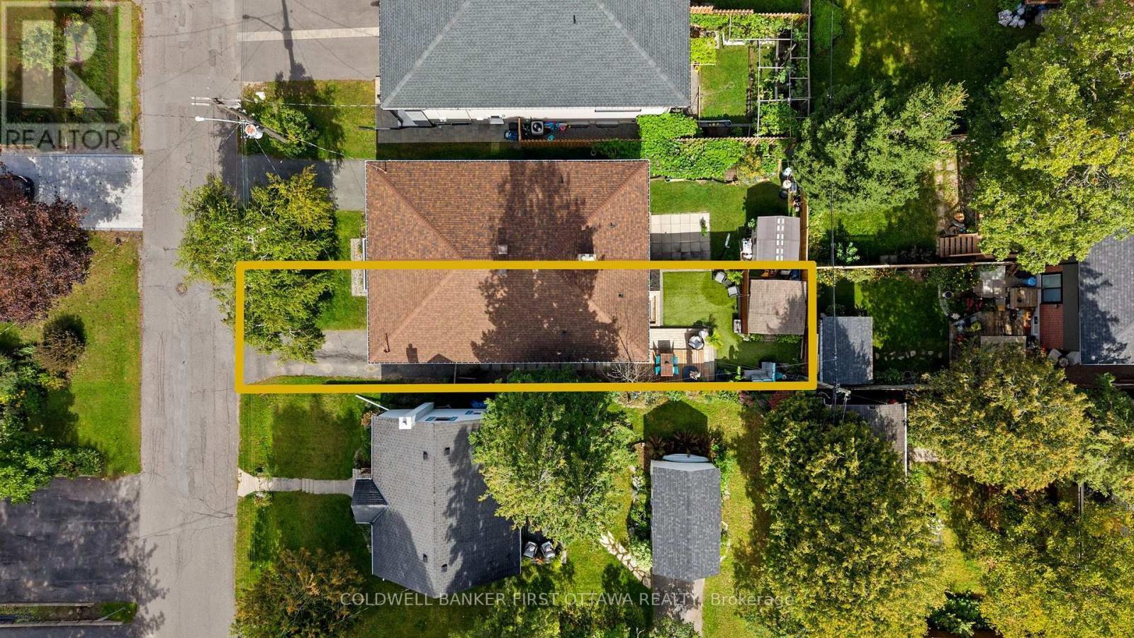 Lot lines for 849 Maplewood Ave - 849 Maplewood Avenue, Ottawa, ON