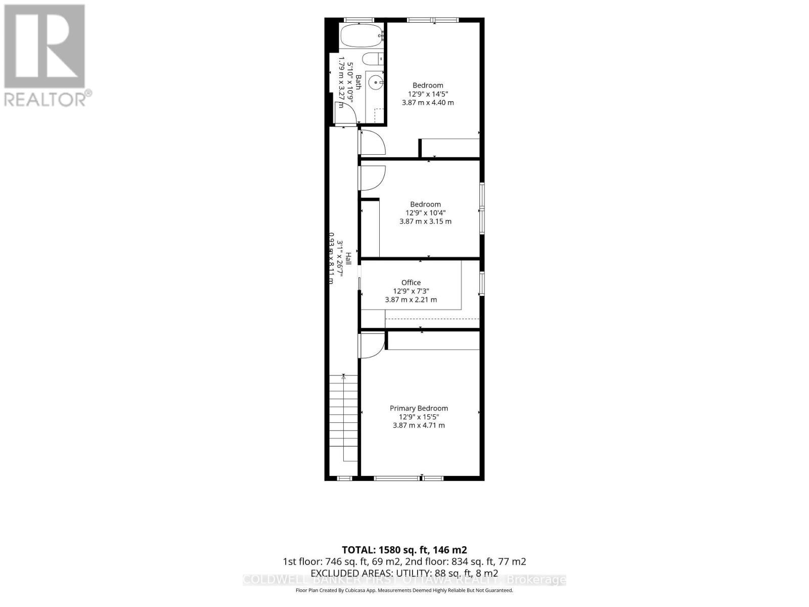 2nd Level- Floor Plan - 849 Maplewood Avenue, Ottawa, ON