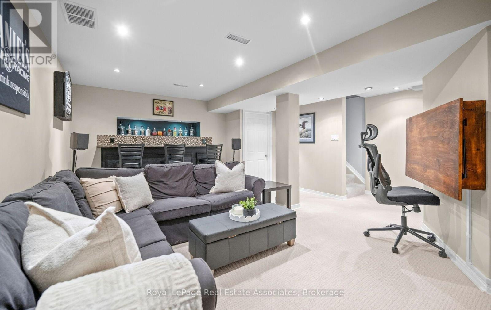 Basement has rough-in for bathroom - 19 - 1485 Torrington Drive, Mississauga, ON