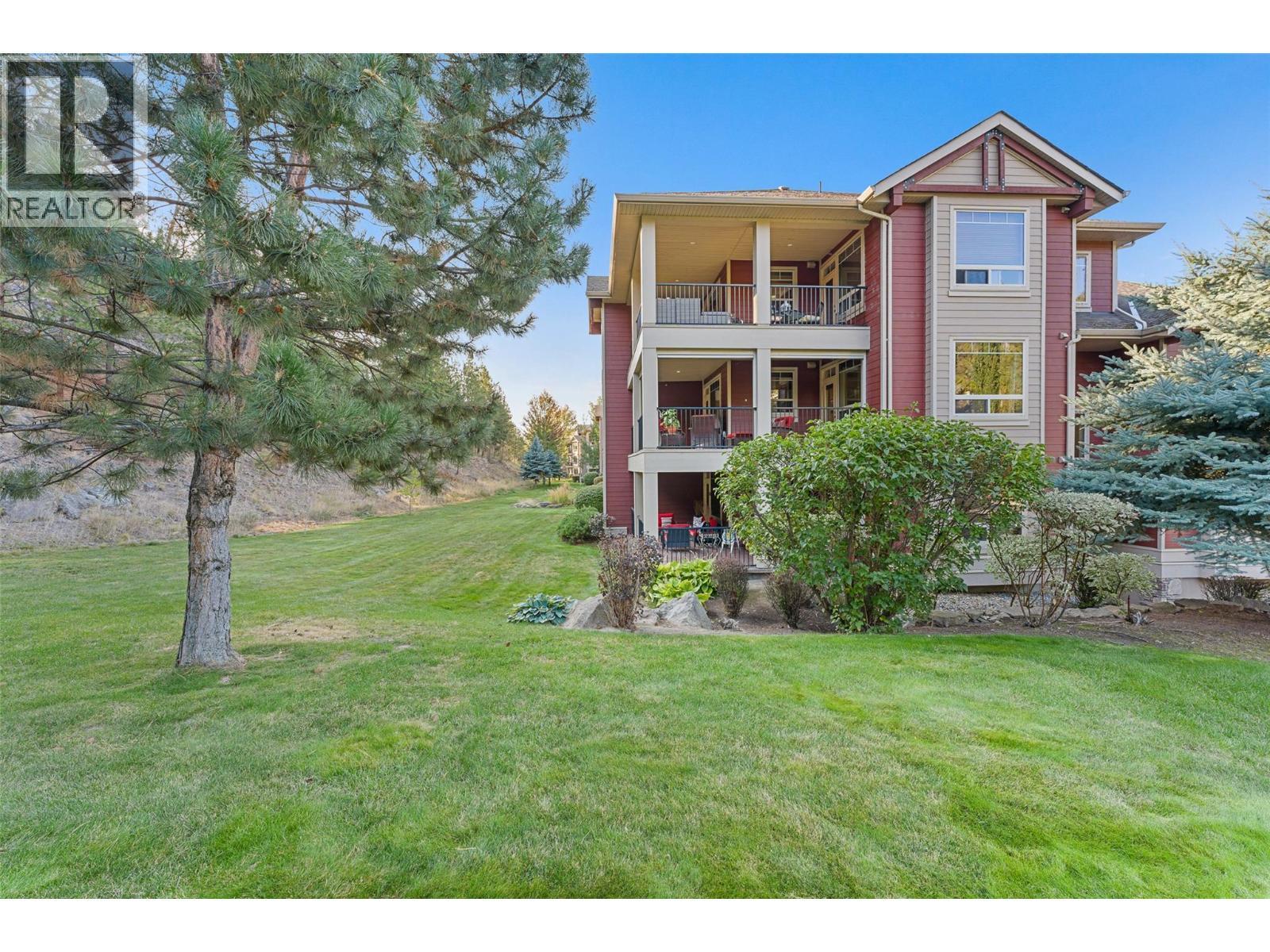 Mountain views and greenspace surround you here. - 2780 Auburn Road Unit# 203, West Kelowna, BC