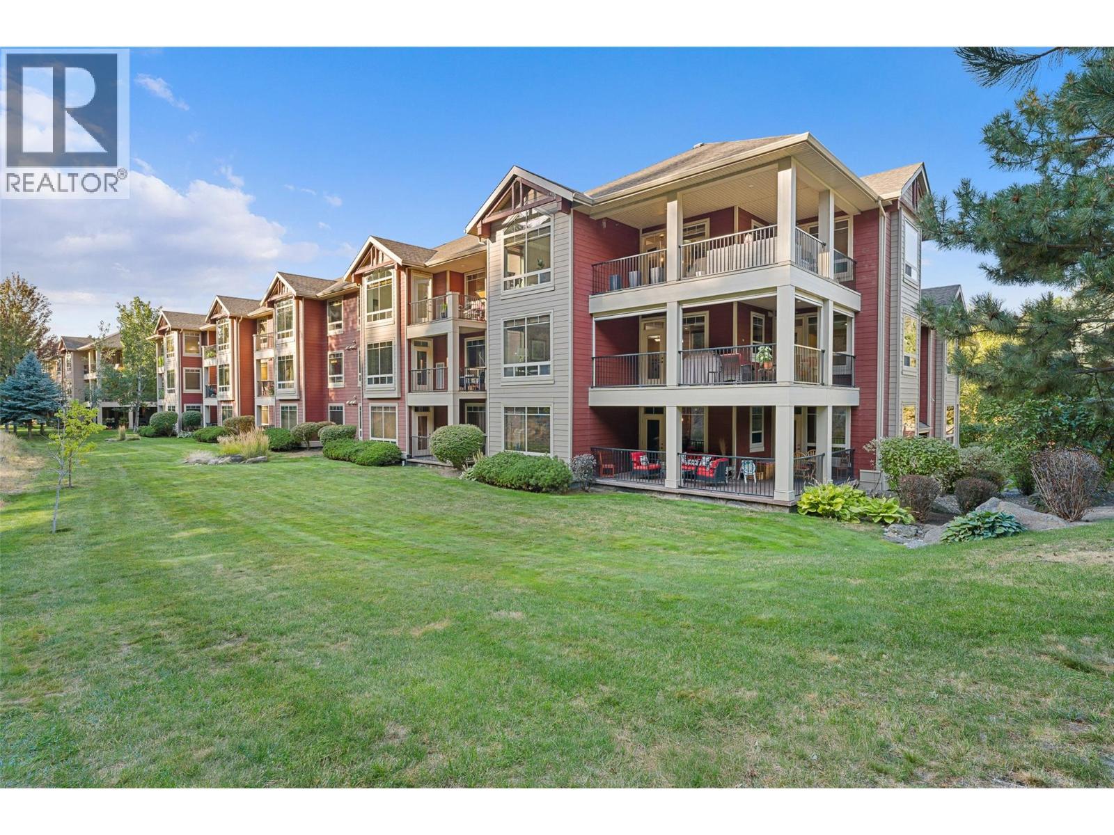 Tranquil greenspace behind the development. - 2780 Auburn Road Unit# 203, West Kelowna, BC