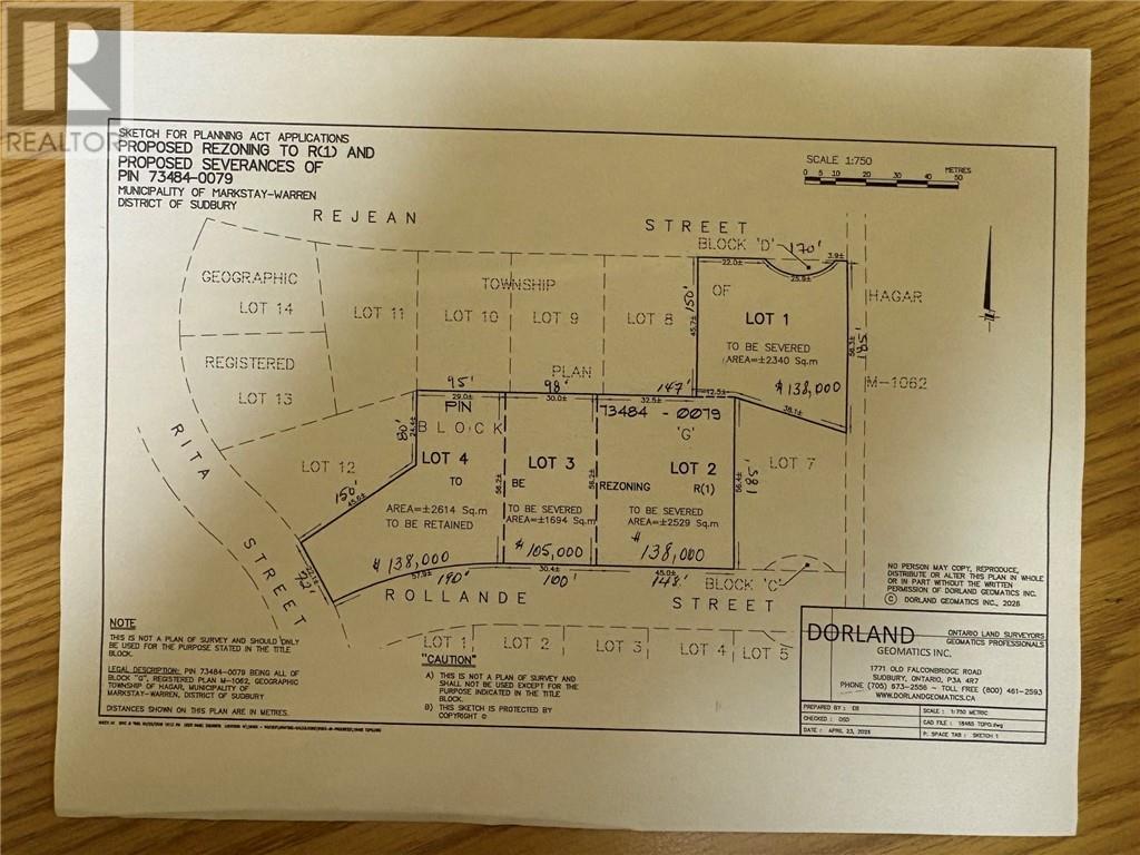 Lot 4 Rollande Street, Markstay-Warren, ON