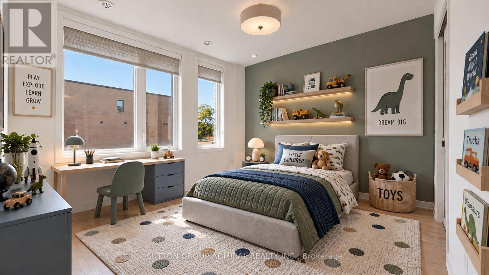 Virtually Staged Bedroom #2 - 1 - 70 Green Gardens Boulevard, Toronto, ON