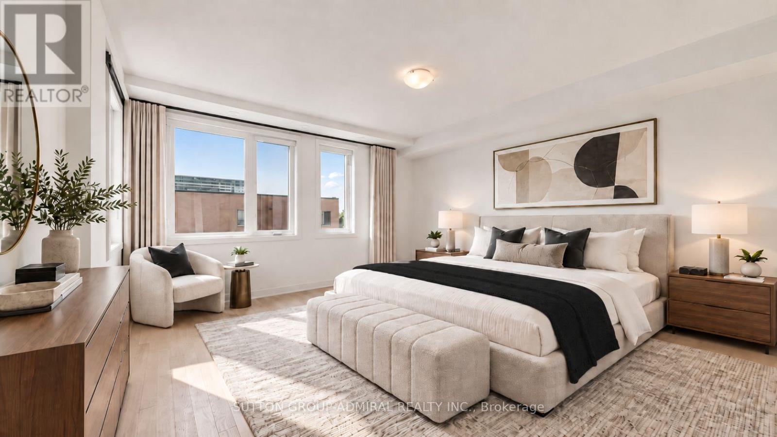 Virtually Staged Primary Bedroom - 1 - 70 Green Gardens Boulevard, Toronto, ON