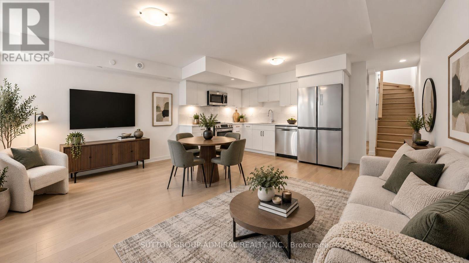 Virtually Staged Basement Living Area - 1 - 70 Green Gardens Boulevard, Toronto, ON
