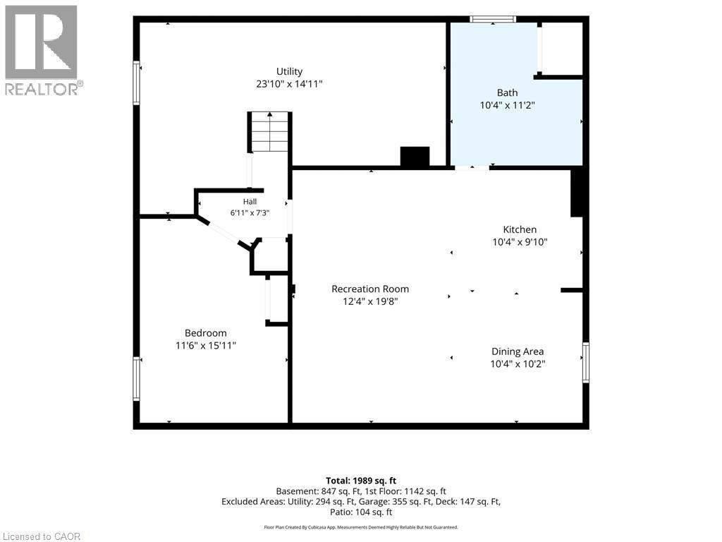 Floor plan - 19 Thorndale Avenue, St. Catharines, ON