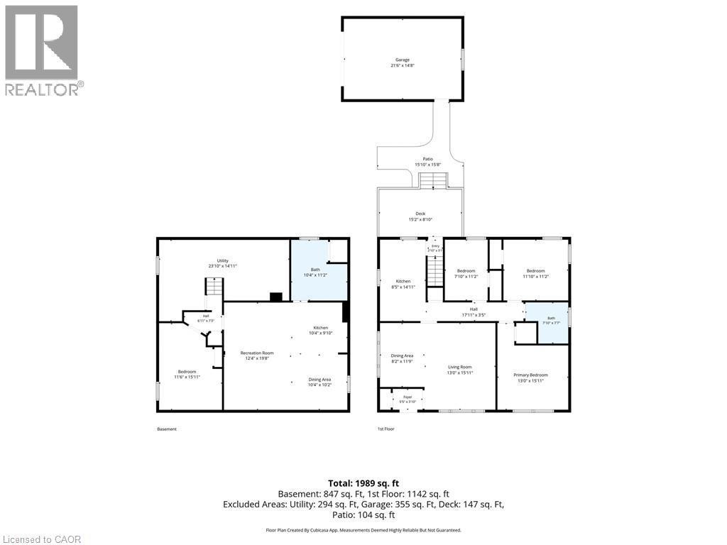 Floor plan - 19 Thorndale Avenue, St. Catharines, ON