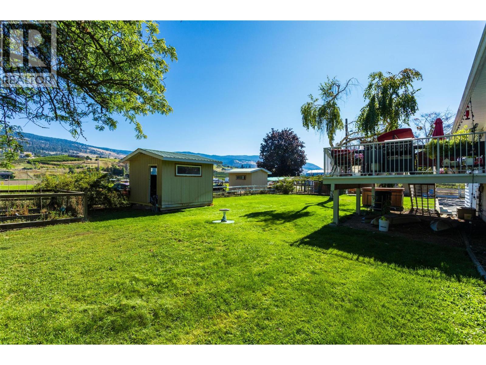 Back Yard - 4781 Old Vernon Road, Kelowna, BC