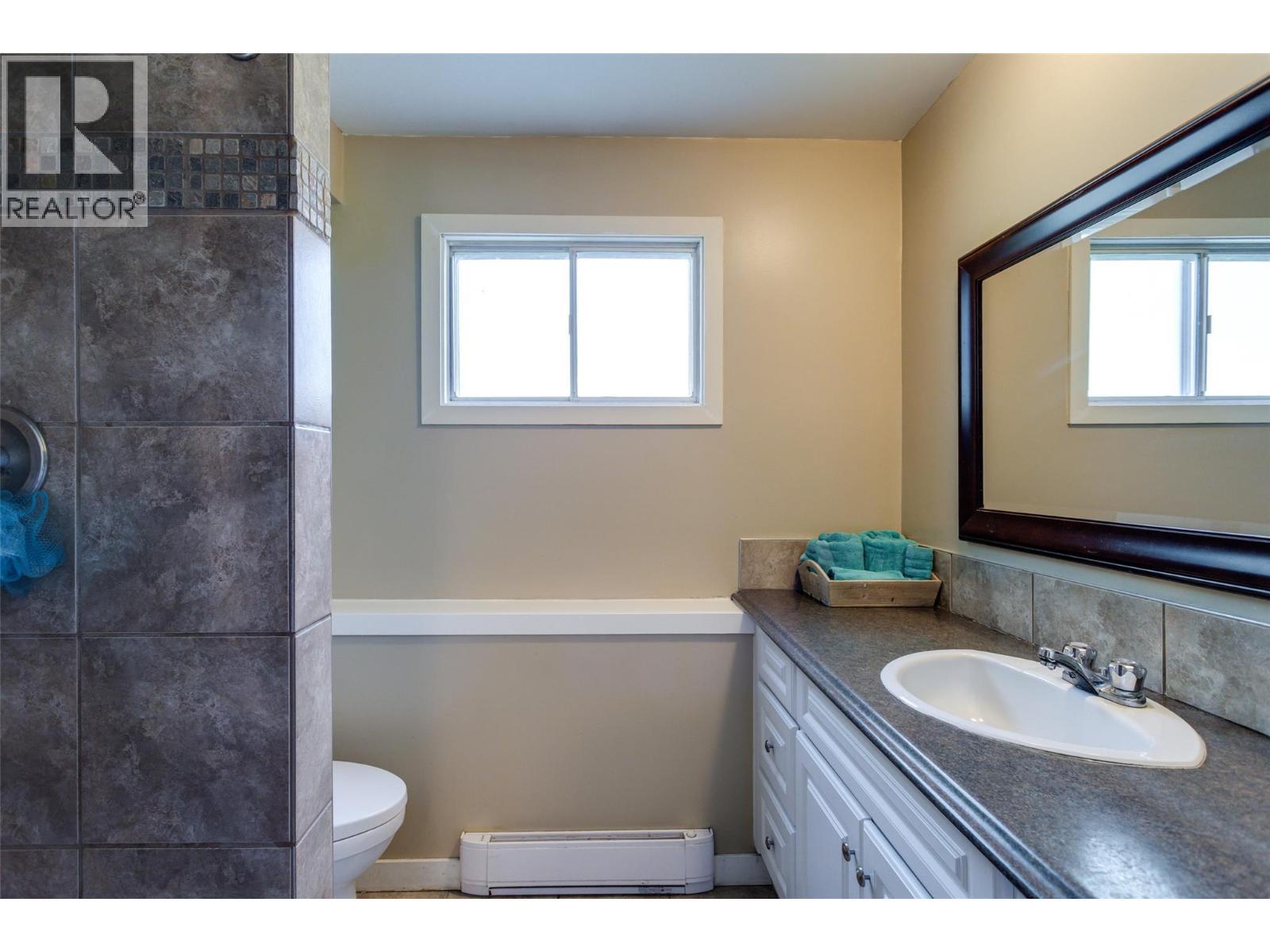 Bathroom Down - 4781 Old Vernon Road, Kelowna, BC
