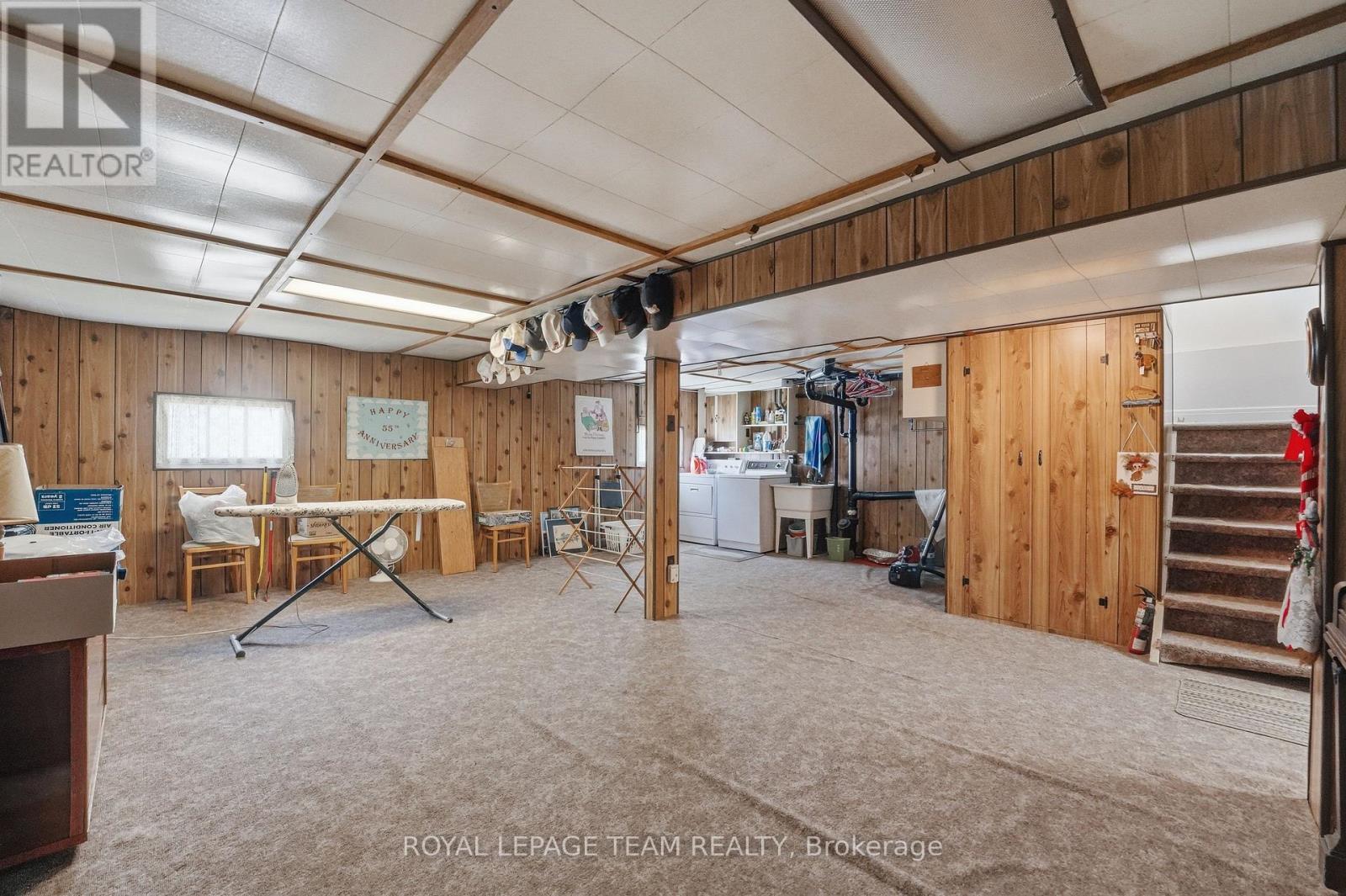 Oversized Basement Rec Room w/ Laundry - 84 Rita Avenue, Ottawa, ON