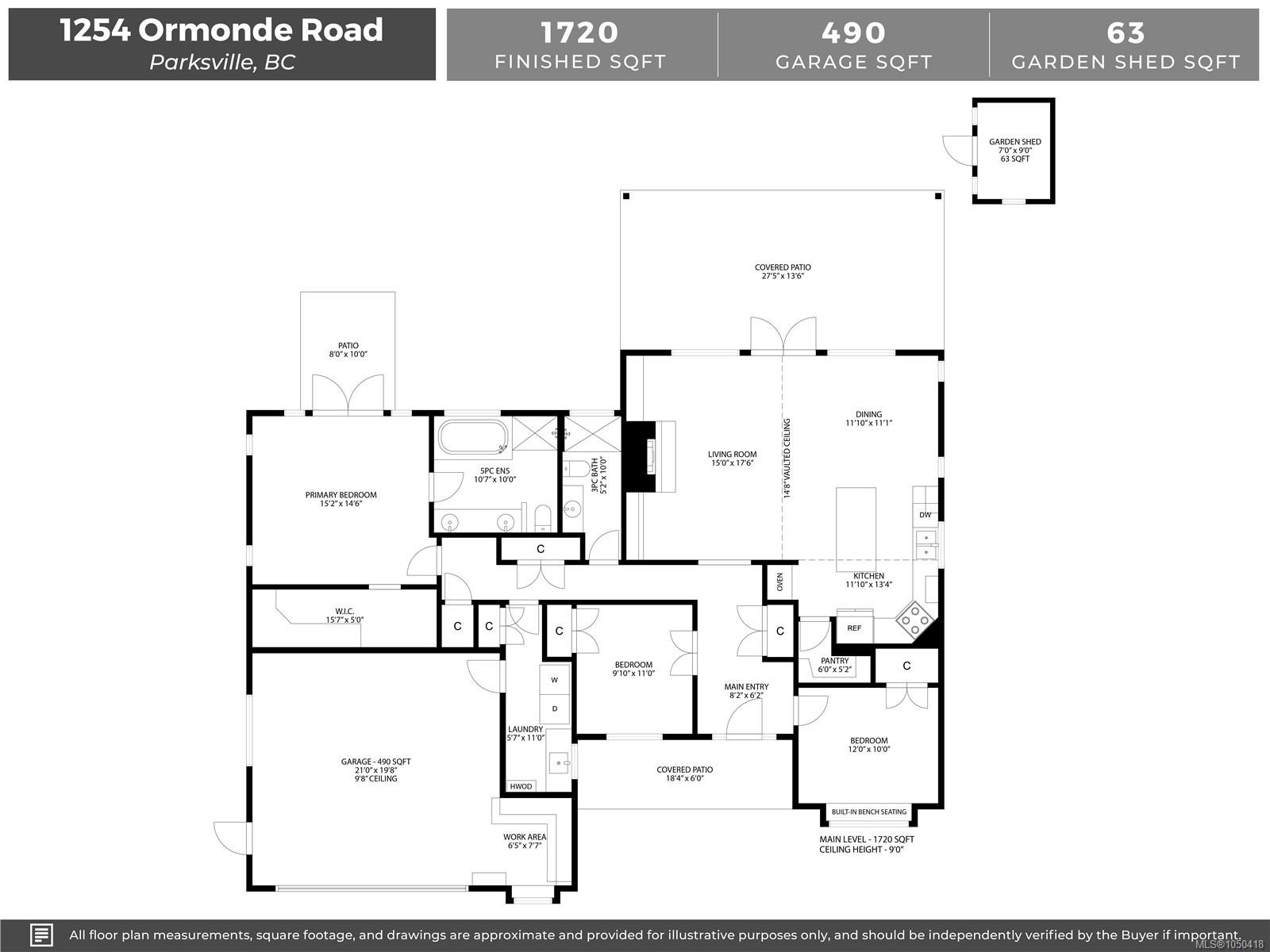 1254 Ormonde Rd, Parksville, BC