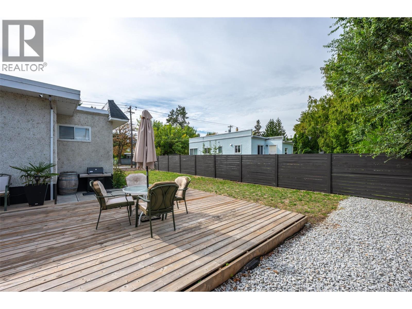 Deck. - 637 Alexander Avenue, Penticton, BC