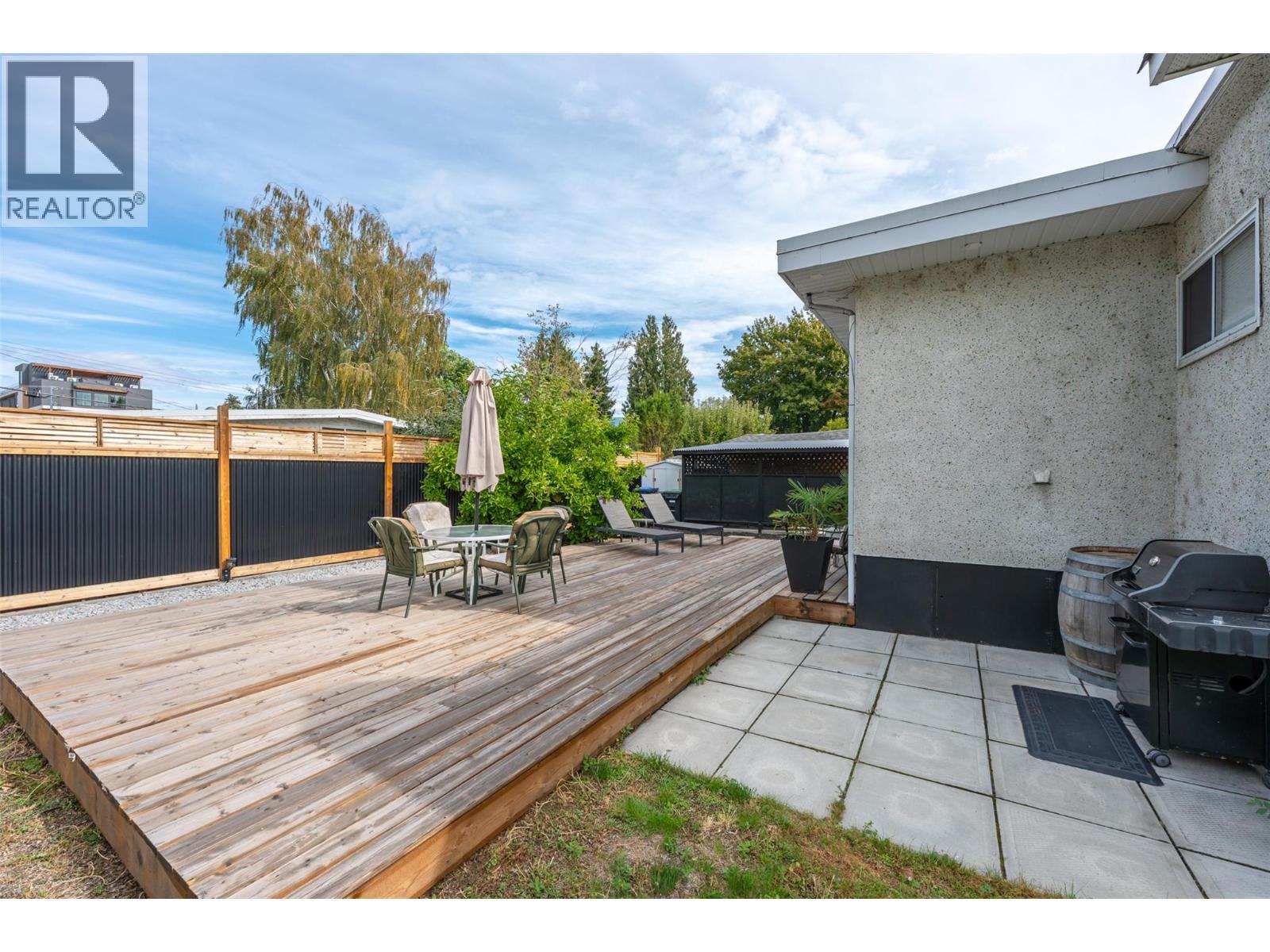 Deck/patio. - 637 Alexander Avenue, Penticton, BC